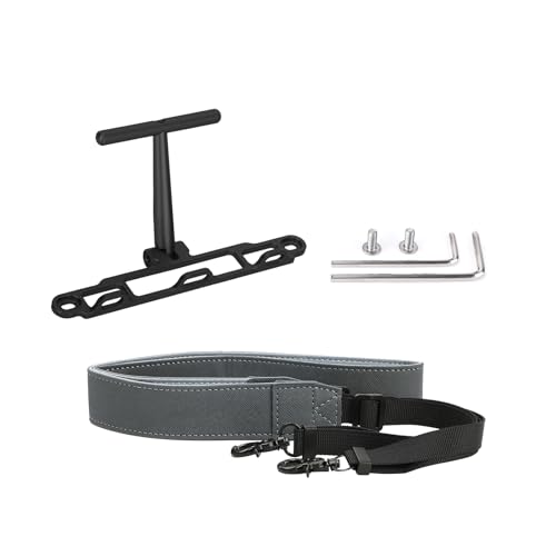 MOUDOAUER RC Controller Umhängeband + Standhalterung, PU-Leder Schulterband für DJI RC 2/1 Fernbedienung von MOUDOAUER