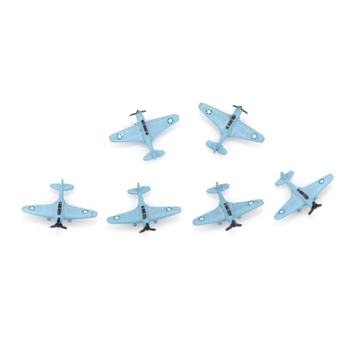 MOUDOAUER US-Flugzeugträger im Maßstab 1:1000, Flugzeugmodell, Kunststoffmodell, Flugzeugmodell für Sammlung, 6 Stück von MOUDOAUER