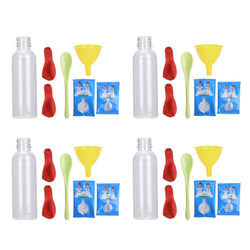 STEM Science Kit für Kinder 4 Pack, Blow Up Ballons Experiment mit Back zutaten Pädagogisches Lernspiel Zeug STEM Science Kit für Kinder 4 Pack, Blow Up Ballons Experiment mit Back zutaten Pädagogisches Lernspiel Zeug von MOUMOUTEN