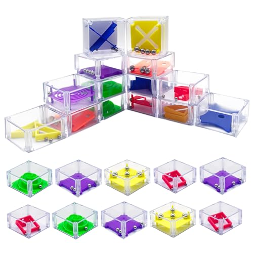 Denksportaufgaben für Kinder, 24-teilige Mini-Puzzles aus Kunststoff, frühpädagogischer Labyrinthball, 1, 4 x 1, 4 x 0, 7 Zoll, tragbare Minispiele für Kinder, Jugendliche und Erwachsene, Mini-Puzzl Denksportaufgaben für Kinder, 24-teilige Mini-Puzzles aus Kunststoff, frühpädagogischer Labyrinthball, 1, 4 x 1, 4 x 0, 7 Zoll, tragbare Minispiele für Kinder, Jugendliche und Erwachsene, Mini-Puzzl von MOUNTTU