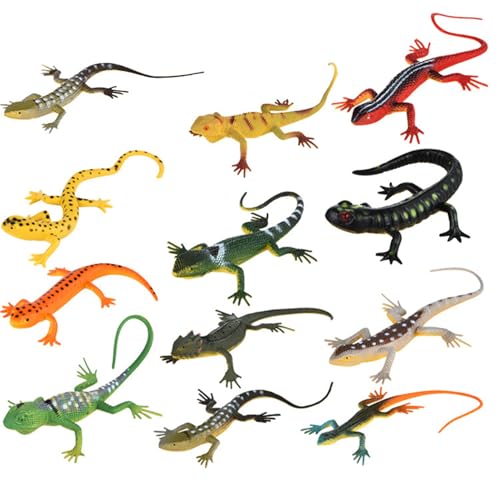 MOUNTTU 12-teilige Eidechsenfigur, Stile, künstlich, realistisch, gefälschte, pädagogisches 3-5-Zoll-Reptilienspielzeug, Geschenke für Kinder, Reptilienspielzeug, Eidechs MOUNTTU 12-teilige Eidechsenfigur, Stile, künstlich, realistisch, gefälschte, pädagogisches 3-5-Zoll-Reptilienspielzeug, Geschenke für Kinder, Reptilienspielzeug, Eidechs von MOUNTTU