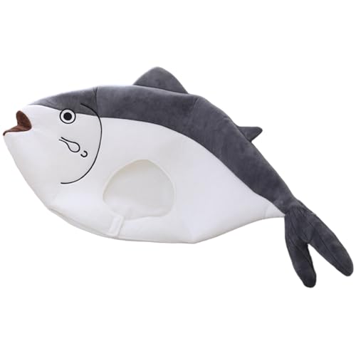 MOUNTTU Fischhut, weiches, bequemes Fisch-Stirnband, leicht zu tragende, lustige Kopfbedeckung für Halloween-Partys, Foto-Requisiten, Fischhüte, Fischkostüm, Fisch-Stirnband, Fischhut, lustig von MOUNTTU