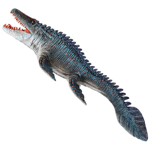 Mosasaurus-Spielzeug, künstlicher, realistischer Mosasaurus mit beweglichem Maul und scharfen Zähnen, 33 x 12, 7 x 5 cm, Dinosaurierfiguren aus Kunststoff, pädagogisches prähistorisches Dinosaurie Mosasaurus-Spielzeug, künstlicher, realistischer Mosasaurus mit beweglichem Maul und scharfen Zähnen, 33 x 12, 7 x 5 cm, Dinosaurierfiguren aus Kunststoff, pädagogisches prähistorisches Dinosaurie von MOUNTTU
