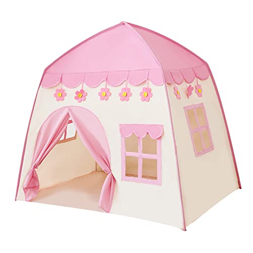 Prinzessinnenschloss Kinderspielzelt Großes Feenspielhaus 51, 18 x 39, 37 x 51, 18 Zoll Tipi-Zelt für Kinder Geburtstagsgeschenk für Mädchen Rosa Pop-up-Spielzelt Feenspielhaus Prinzessinnenschloss Kinderspielzelt Großes Feenspielhaus 51, 18 x 39, 37 x 51, 18 Zoll Tipi-Zelt für Kinder Geburtstagsgeschenk für Mädchen Rosa Pop-up-Spielzelt Feenspielhaus von MOUNTTU
