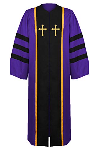 MOYGOR Priester Kostüm Herren Mittelalter Christian Mönch Gewand Cosplay Kleid Outfits Halloween Karneval L von MOYGOR