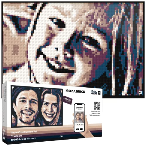 MOZABRICK Color M- Klemmbaustein Mosaik Bausatz, Eigenes Foto, personalisiertes Geschenk, Benutzerdefiniert, Bild Baukasten, Bauset, Pixel Art Kunst Steckbaustein Gemälde MOZABRICK Color M- Klemmbaustein Mosaik Bausatz, Eigenes Foto, personalisiertes Geschenk, Benutzerdefiniert, Bild Baukasten, Bauset, Pixel Art Kunst Steckbaustein Gemälde von MOZABRICK