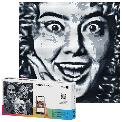 MOZABRICK Set L- Klemmbaustein Mosaik Foto Bausatz, personalisiertes Geschenk, Benutzerdefiniert, Bild Baukasten, Bauset, Pixel Art Kunst Steckbaustein Gemälde MOZABRICK Set L- Klemmbaustein Mosaik Foto Bausatz, personalisiertes Geschenk, Benutzerdefiniert, Bild Baukasten, Bauset, Pixel Art Kunst Steckbaustein Gemälde von MOZABRICK
