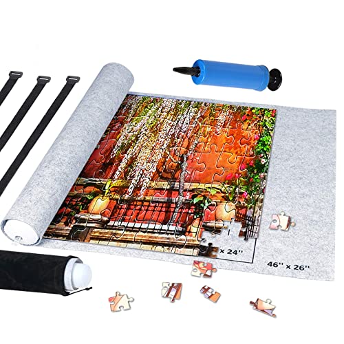 MOZOOSON Puzzle Matte für 500 1000 1500 Puzzle Teile Puzzle Pad Puzzleunterlage Puzzlerolle Puzzleteppich Puzzlematte mit leicht zu fassendem Baize-Befestigungmaterial 66x118cm MOZOOSON Puzzle Matte für 500 1000 1500 Puzzle Teile Puzzle Pad Puzzleunterlage Puzzlerolle Puzzleteppich Puzzlematte mit leicht zu fassendem Baize-Befestigungmaterial 66x118cm von MOZOOSON