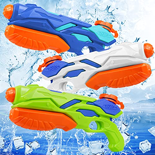 Wasserpistole Wasserspielzeug 3 Pack im Garten Spielzeug für Kinder, Wasser Spritzpistolen mit Großer Reichweite Wasserpistole Wasserspielzeug 3 Pack im Garten Spielzeug für Kinder, Wasser Spritzpistolen mit Großer Reichweite von MOZOOSON