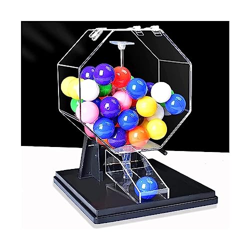 MObyat Professionelles Bingo-Spielset, manuelle Lotteriemaschine, Roulette-Rad, Bingo-Spielset, Tombola-Trommel, ideal für große Gruppen, Partys von MObyat