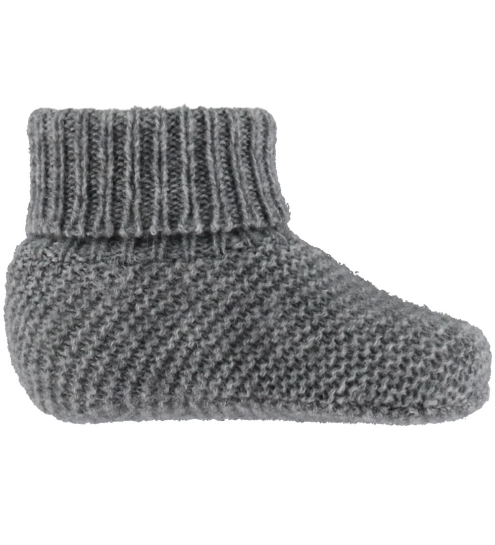 MP Krabbelschuhe - Wolle - Cassidy - Grau Meliert - MP - One Size - Krabbelschuhe MP Krabbelschuhe - Wolle - Cassidy - Grau Meliert - MP - One Size - Krabbelschuhe von MP
