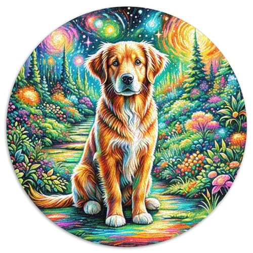 Vizsla Rundes 1000 Puzzle Puzzle Rundes Puzzle Haustier Hund Stressabbau-Spielzeug Für Erwachsene Und Kinder Schwieriges Großes 1000pcs (67.5x67.5cm) von MPASHJHCV