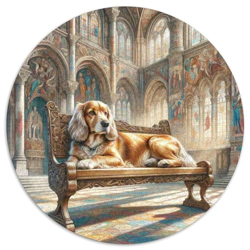 havanesisch Rundes 1000 Puzzle Puzzle Rund Puzzle Haustier Hund Geschenke Für Erwachsene Kinder Unmögliches Puzzle Für Erwachsene 1000pcs (67.5x67.5cm) von MPASHJHCV