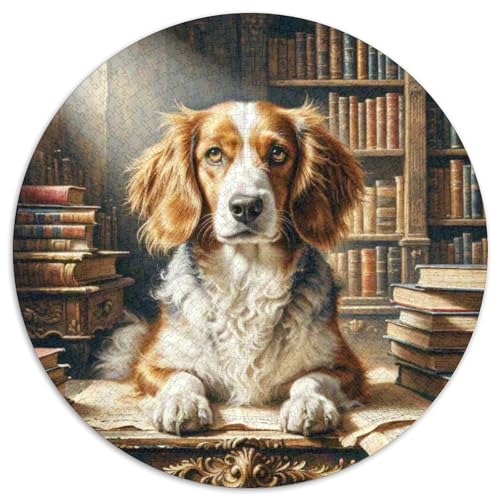 havanesisch Rundes 1000 Puzzle Puzzle Rund Puzzle Haustier Hund Stressabbau-Spielzeug Für Erwachsene Und Kinder Unmögliches Puzzle Für Erwachsene 1000pcs (67.5x67.5cm) von MPASHJHCV