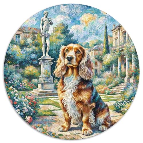 havanesisch Rundes 1000 Puzzle Puzzle Rundes Puzzle Haustier Hund Stressabbau-Spielzeug Für Erwachsene Und Kinder Unmögliches Puzzle Für Erwachsene 1000pcs (67.5x67.5cm) von MPASHJHCV