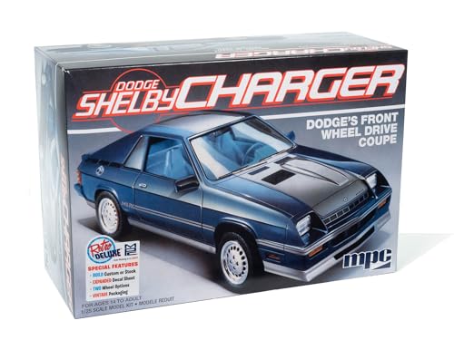 MPC AMT - 1/25 1986 Dodge Shelby Charger - Plastikmodellbausatz, Nicht Bemalt MPC AMT - 1/25 1986 Dodge Shelby Charger - Plastikmodellbausatz, Nicht Bemalt von MPC