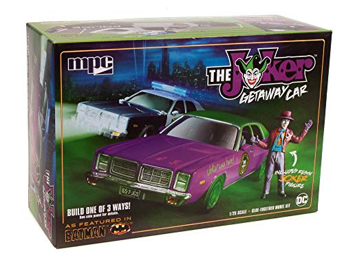 MPC MPC890 Getaway Car mit Harz Joker Figur, 1:25, mehrfarbig von MPC