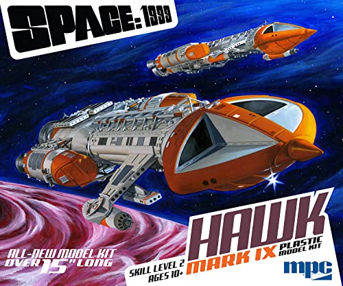 MPC Space: 1999 Hawk Mk IX Modellbausatz im Maßstab 1:48 von MPC