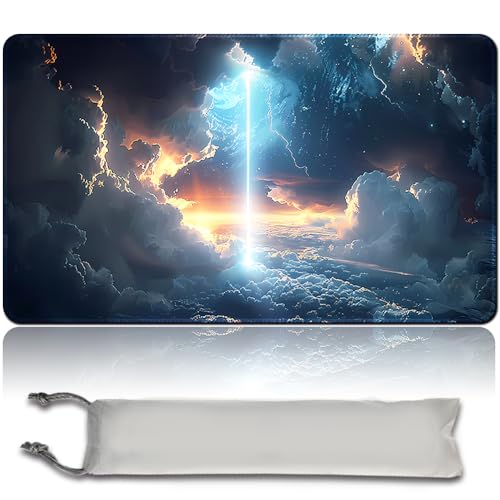 Board Game 60x35CM MTG Playmat + Free Waterproof Bag Compatible for OCG CCG RPG TCG MTG Playmat,Mouse pad Desk Mats (MTG 31 (1),No Zone) von MPLR BOARD GAME