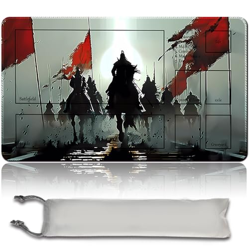 Board Game 60x35CM MTG Playmat + Free Waterproof Bag Compatible for OCG CCG RPG TCG MTG Playmat,Mouse pad Desk Mats (MTG 31 (10),with Zone) von MPLR BOARD GAME