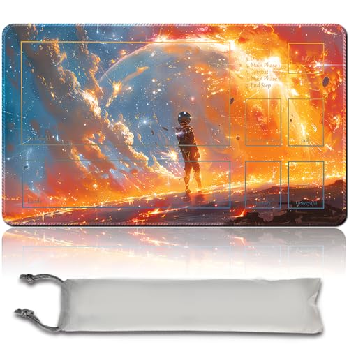 Board Game 60x35CM MTG Playmat + Free Waterproof Bag Compatible for OCG CCG RPG TCG MTG Playmat,Mouse pad Desk Mats (MTG 31 (11),with Zone) von MPLR BOARD GAME