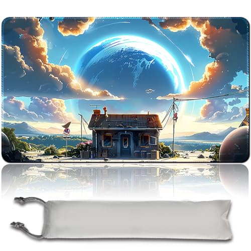 Brettspiel MTG Playmat + Freie wasserdichte Tasche, Genähte Kanten, Ideal Für Kartenspiel-Enthusiasten TCG Playmat Mouse Pad MTG Spielmatten Mit Zonen (Original Playmat) (MTG 30 (11),No Zone) von MPLR BOARD GAME