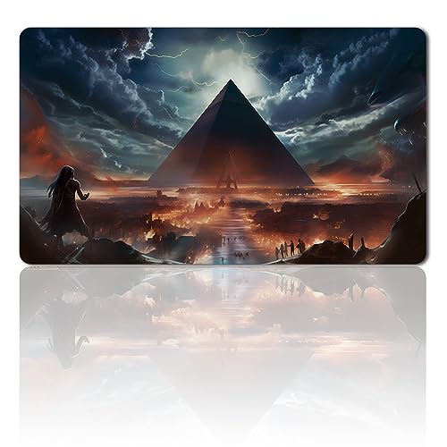 MPLR BOARD GAME Brettspiel MTG Spielmatten+Kostenlose wasserdichte Bag,Stitched Edges,Smooth Rubber Surface,MTG PlayMat with Zones(An Original All is Dust Playmat) (No Zone) von MPLR BOARD GAME