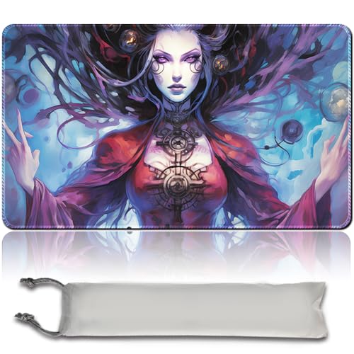 Brettspiel MTG Spielmatten+Kostenlose wasserdichte Bag,Stitched Edges,Smooth Rubber Surface,MTG PlayMat with Zones(An Original Ancient Hellkite Playmat) (MTG (8) - NO Zone) von MPLR BOARD GAME