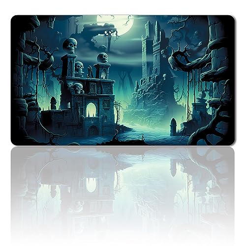 MPLR BOARD GAME Brettspiel MTG Spielmatten+Kostenlose wasserdichte Bag,Stitched Edges,Smooth Rubber Surface,MTG PlayMat with Zones(An Original Ancient Tomb Playmat) (No Zone) von MPLR BOARD GAME