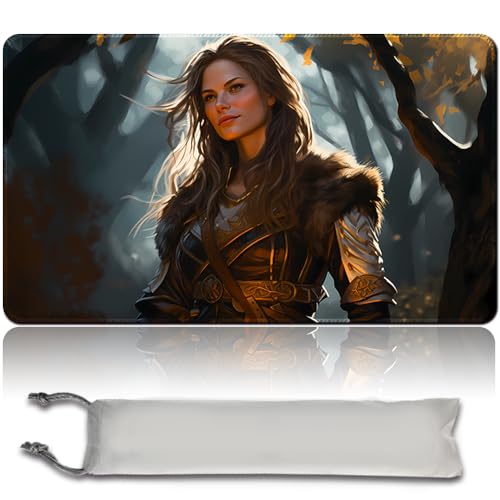 MPLR BOARD GAME Brettspiel MTG Spielmatten + Kostenlose wasserdichte Bag,Stitched Edges,Smooth Rubber Surface,MTG PlayMat with Zone (An Original MTG Playmat) (No Zone,ARLINN KORD) von MPLR BOARD GAME