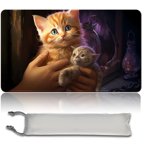 MPLR BOARD GAME Harmless OFFERING - Brettspiel MTG Spielmatten+Kostenlose wasserdichte Bag,Stitched Edges,Smooth Rubber Surface,MTG PlayMat with Zones(An Original MTG Playmat) von MPLR BOARD GAME