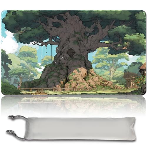 Brettspiel MTG Spielmatten+Kostenlose wasserdichte Bag,Stitched Edges,Smooth Rubber Surface,MTG PlayMat with Zones(An Original Angel of Flight Alabaster Playmat) (MTG (1) - NO Zone) von MPLR BOARD GAME