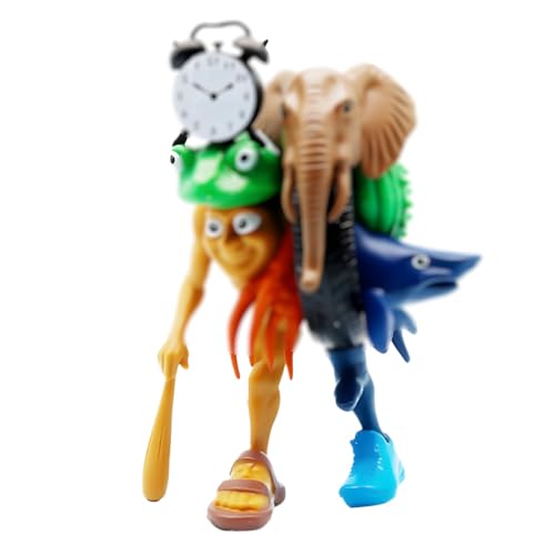 Dekoration, 4 Stück Mini dekorative Figur Assemblage, DIY Tischdekoration, 18cm-Tier Mini Pet Toys Fitted Ornament, Kinderspielzeug Set, Jungen, Mädchen, Kuchendekoration, Tier-Thema Geburtstagsfeier Dekoration, 4 Stück Mini dekorative Figur Assemblage, DIY Tischdekoration, 18cm-Tier Mini Pet Toys Fitted Ornament, Kinderspielzeug Set, Jungen, Mädchen, Kuchendekoration, Tier-Thema Geburtstagsfeier von MPQDFG