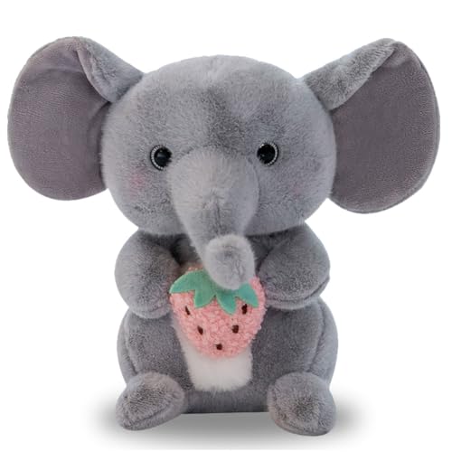 MPQDFG 25 cm Plüsch-Elefant, Kuscheltier weicher Elefant, Elefant grau Soft Cuddly Friends Kuscheltier, personalisiertes Baby-Plüschtier, perfekte Geschenkidee zum Geburtstag, Taufe oder Geburt MPQDFG 25 cm Plüsch-Elefant, Kuscheltier weicher Elefant, Elefant grau Soft Cuddly Friends Kuscheltier, personalisiertes Baby-Plüschtier, perfekte Geschenkidee zum Geburtstag, Taufe oder Geburt von MPQDFG