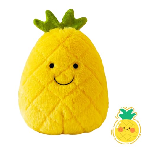 MPQDFG Ananas Plush Spielzeug, Frucht Thema Plush Weiches Kissen Spielzeug beruhigt Kissen, Jungen und Mädchen Sammlung und Feiertagsgeschenke MPQDFG Ananas Plush Spielzeug, Frucht Thema Plush Weiches Kissen Spielzeug beruhigt Kissen, Jungen und Mädchen Sammlung und Feiertagsgeschenke von MPQDFG