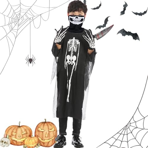 MPQDFG Halloween Kostüm Skelett Geist Kleidung Für Erwachsene Cosplay Set Schwarz Gruseliges Skeleton Kostüm Für Halloween Feiern Und Kostümpartys Schwarze Skelett Handschuhe MPQDFG Halloween Kostüm Skelett Geist Kleidung Für Erwachsene Cosplay Set Schwarz Gruseliges Skeleton Kostüm Für Halloween Feiern Und Kostümpartys Schwarze Skelett Handschuhe von MPQDFG