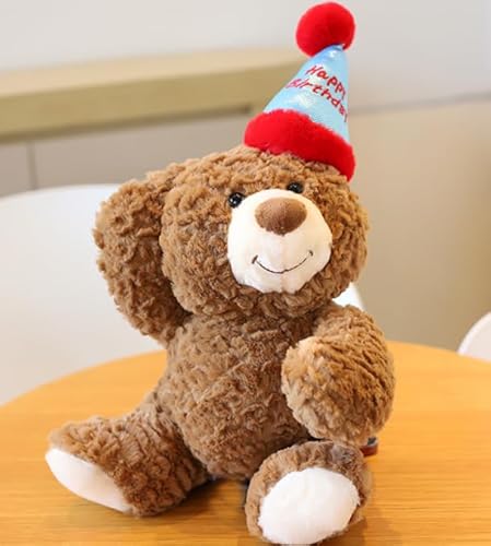 MPQDFG Teddybär, 30CM Plüsch-Bär, Teddybären Rose Stofftier Spielzeug Dekozimmer Kissen, Happy Birthday, Kuscheliges Plüschtier Kleiner Braunbär für Mama, Kinder Mädchen, Valentinstag MPQDFG Teddybär, 30CM Plüsch-Bär, Teddybären Rose Stofftier Spielzeug Dekozimmer Kissen, Happy Birthday, Kuscheliges Plüschtier Kleiner Braunbär für Mama, Kinder Mädchen, Valentinstag von MPQDFG