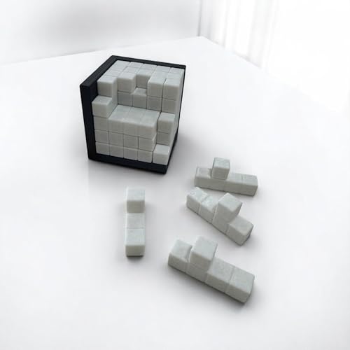 MPZONLINE 3D-Puzzle, Brettspiel für Kinder und Erwachsene, Würfelform, 25 Teile, Rot MPZONLINE 3D-Puzzle, Brettspiel für Kinder und Erwachsene, Würfelform, 25 Teile, Rot von MPZONLINE