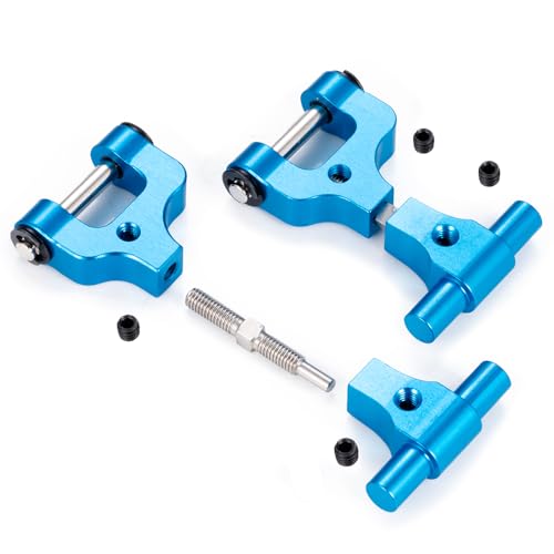 MQAIBENG Einstellbarer hinterer oberer Schwingarm aus Aluminiumlegierung for Tam-iya TT02 1/10 RC Drift Car-Upgrade-Teile von MQAIBENG
