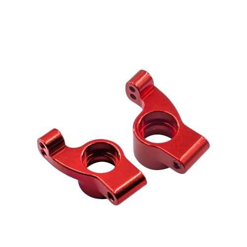 MQAIBENG Hinterradnaben Metall Aluminium for Lo-SI Mi-cro b Upgrades Teile 1/24 Zubehör Rc Auto 2WD Buggy RT-R LOS00007 Ersatz(Rood) von MQAIBENG
