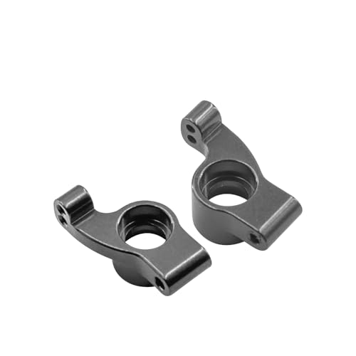 MQAIBENG Hinterradnaben Metall Aluminium for Lo-SI Mi-cro b Upgrades Teile 1/24 Zubehör Rc Auto 2WD Buggy RT-R LOS00007 Ersatz(Titanium) von MQAIBENG