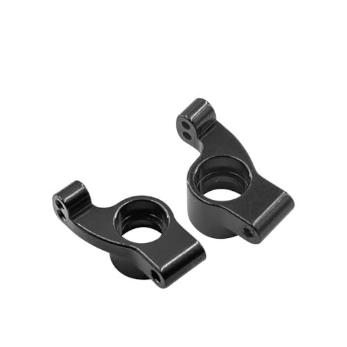 MQAIBENG Hinterradnaben Metall Aluminium for Lo-SI Mi-cro b Upgrades Teile 1/24 Zubehör Rc Auto 2WD Buggy RT-R LOS00007 Ersatz(Zwart) von MQAIBENG