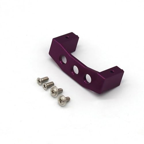 MQAIBENG Lenkgetriebe-Sitz für Wltoys 144001, 144010, 144016, 144018, 124016, 124017, 124018, 124019, RC-Auto-Upgrade-Teile (lila) von MQAIBENG