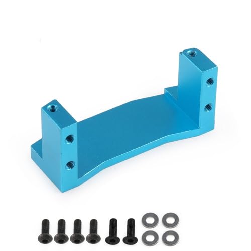 MQAIBENG Servohalterung und Servoarm 25T Universalmetall-Aluminiumlegierung for 1/10 RC-Auto TA-Miya TT-02(1pcs Servo Mont) von MQAIBENG