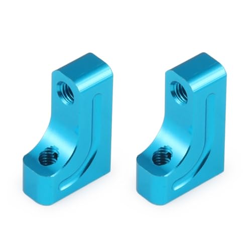 MQAIBENG Servohalterung und Servoarm 25T Universalmetall-Aluminiumlegierung for 1/10 RC-Auto TA-Miya TT-02(2pcs Servo Mont) von MQAIBENG