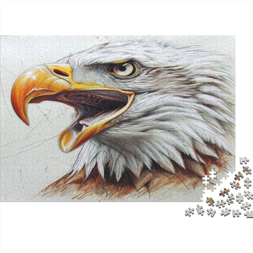 Adler 1000 Stück Puzzles Für Erwachsene Teenager Stress Abbauen Familien-Puzzlespiel 1000-teiliges Puzzle Kinder Lernspiel Spielzeug Geschenk Puzzel 1000pcs (75x50cm) von MQBDEUAOP