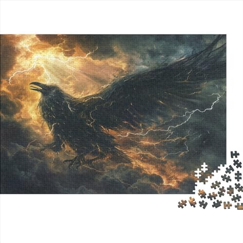 Adler Puzzle 1000 Teile Erwachsene Puzzles Für Erwachsene Klassische Puzzles 1000 Teile Erwachsene Puzzlespiel Schwer Pädagogisches Spielzeug Erwachsene Kinder Puzzel 1000pcs (75x50cm) von MQBDEUAOP