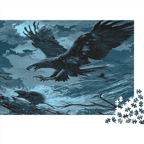 Adler Puzzle 1000 Teile Puzzle Für Erwachsene Und Kinder Ab 14 Jahren Puzzel 1000pcs (75x50cm) von MQBDEUAOP