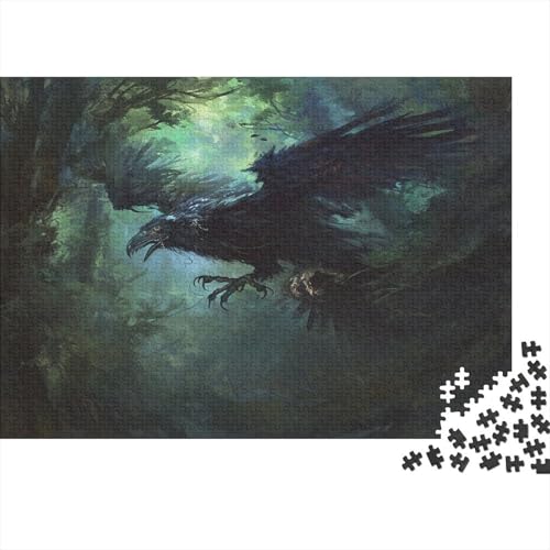 Adler Puzzlespiel 1000 Teile Für Erwachsene, Einzigartige Kunstwerke Und Vorlage - Geburtstagsgeschenk - Spaßige Puzzles Mit Überraschung Von Puzzle in A Bag Puzzel 1000pcs (75x50cm) von MQBDEUAOP