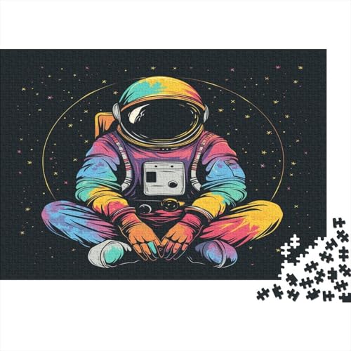 Astronaut 1000 Teile Puzzle Für Erwachsene, Hochwertige Recycelbare MateriAußerirdische Und Druck Puzzlespiel, Familienspiel, Geschenk Für Liebhaber Oder Freunde Puzzel 1000pcs (75x50cm) von MQBDEUAOP